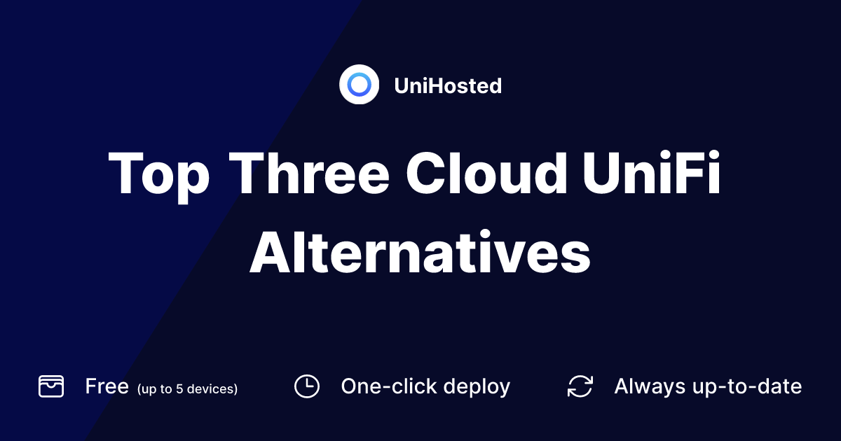 Top Three Cloud UniFi Alternatives